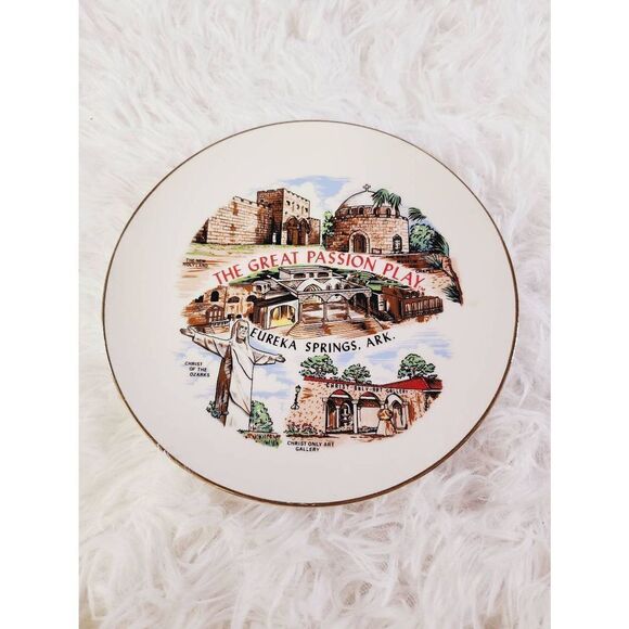 The Great Passion Play Souvenir Plate - Picture 1 of 3